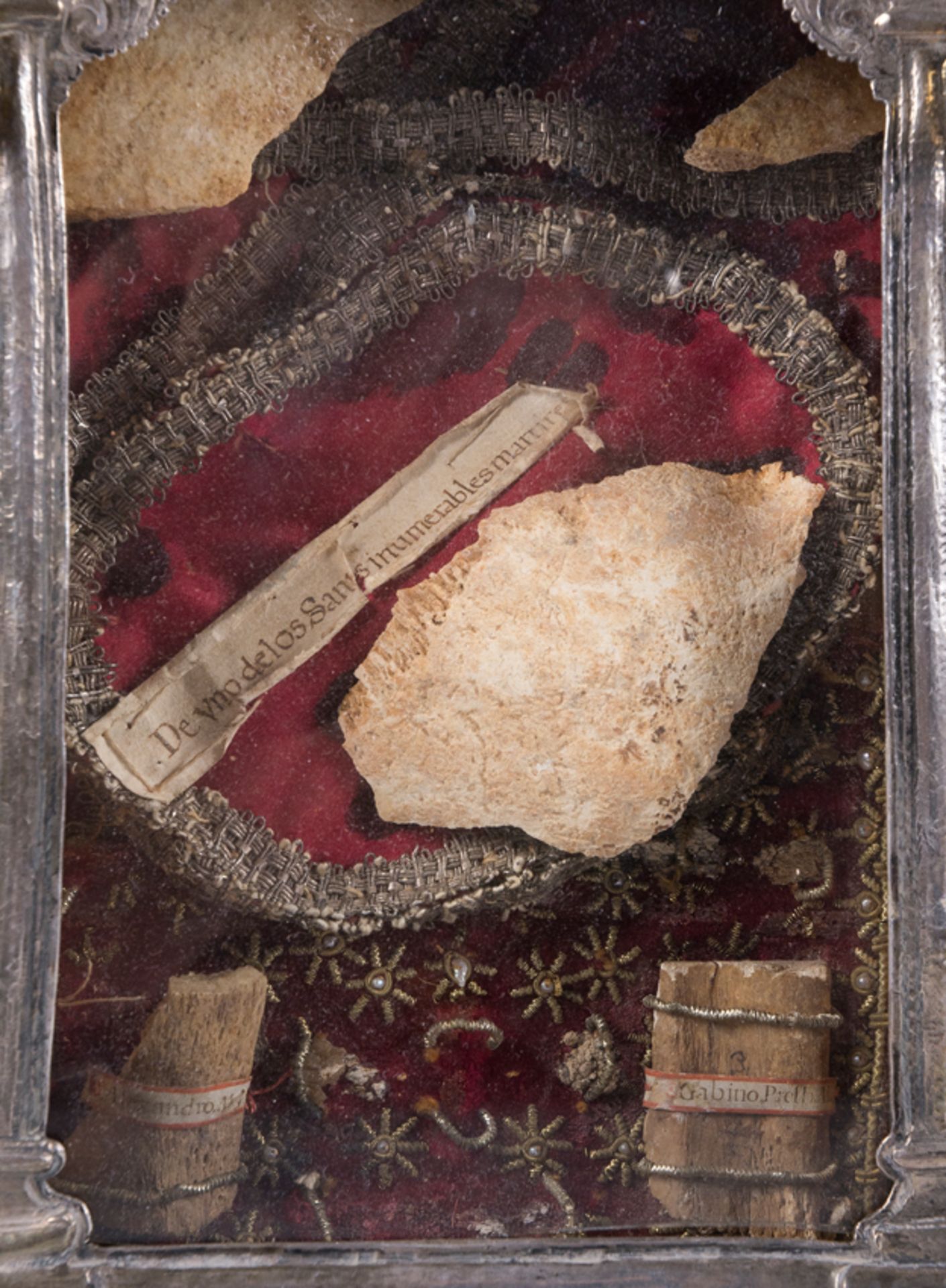 Silver reliquary of One of the Innumerable Martyrs, Saint Alexander and Saint Gavinus the Presbyter. - Image 5 of 6