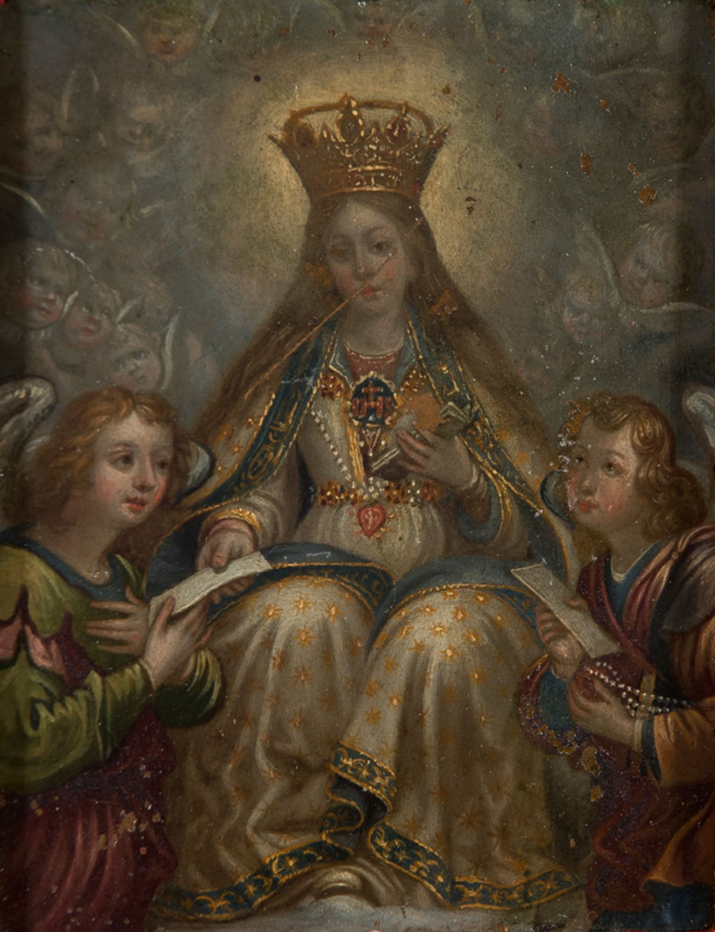 Attributed to Cristóbal de Villalpando (Mexico City, c. 1649 - 1714) - Image 2 of 4