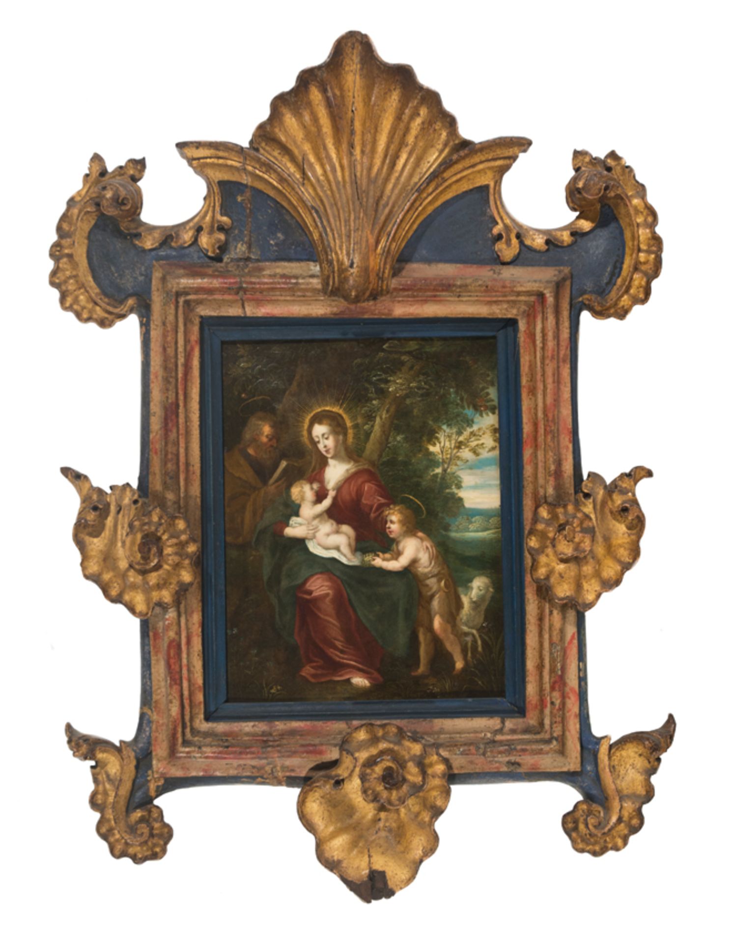 Attributed to Jan Brueghel the Younger (Antwerp, 1601 - 1678) and Pieter van Avont (Mechelen, 1600 -