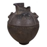 Clay jar. Hispanic-Moorish work. Toledo. 15th century.