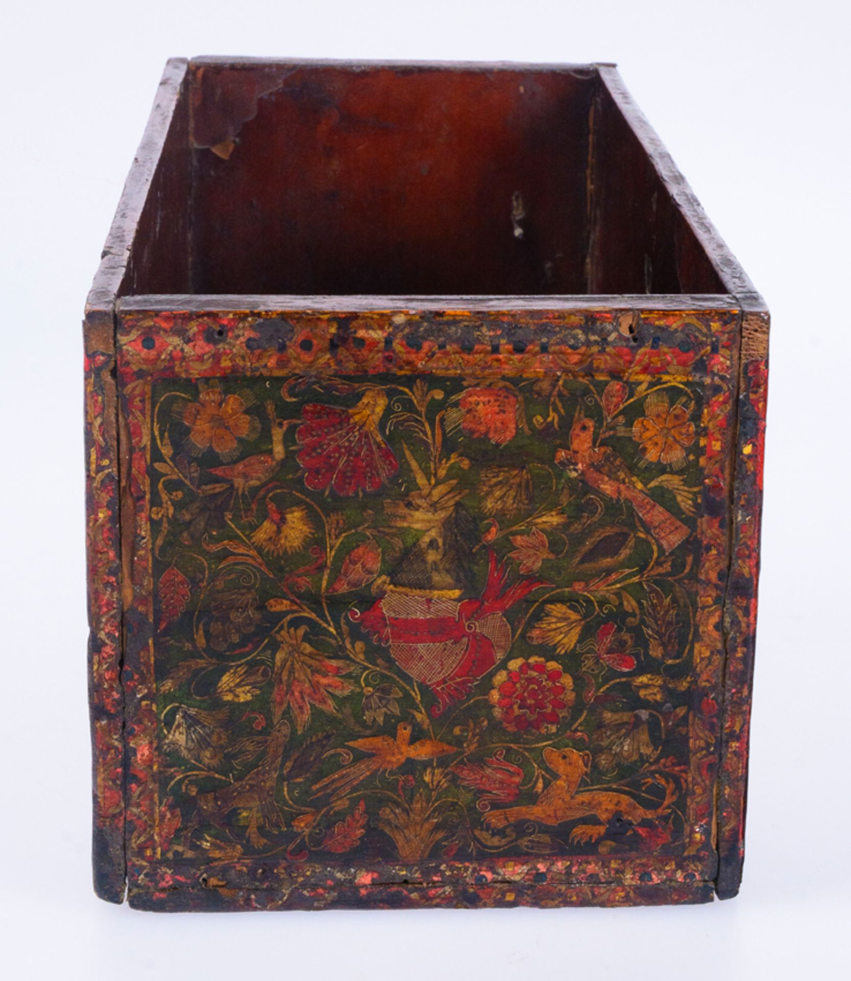 Box made with Pasto Varnish technique. Colombia. 17th - 18th century. - Bild 6 aus 18