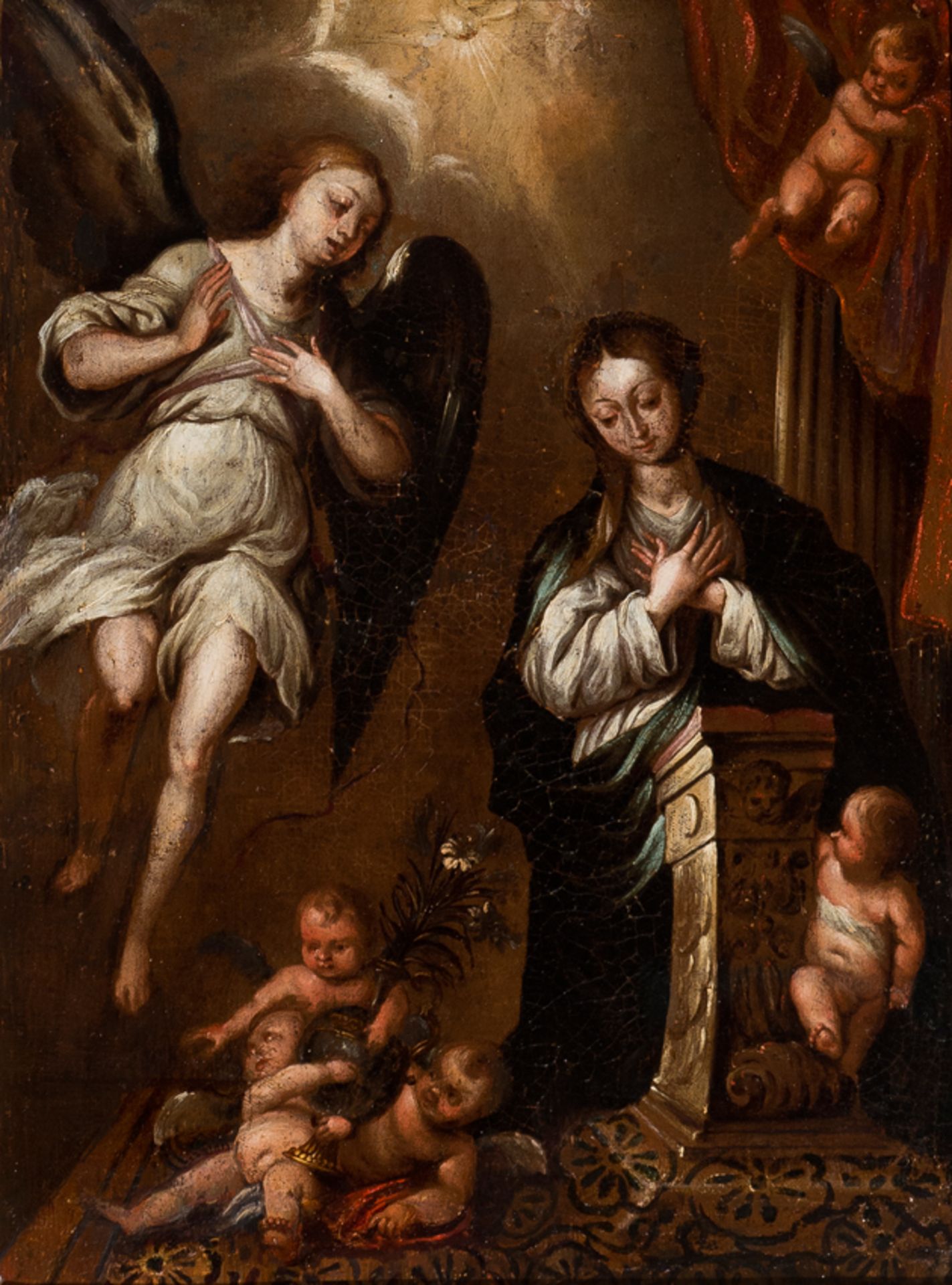 Attributed to Pedro Atanasio Bocanegra (Granada, 1638 - 1689) - Image 2 of 8