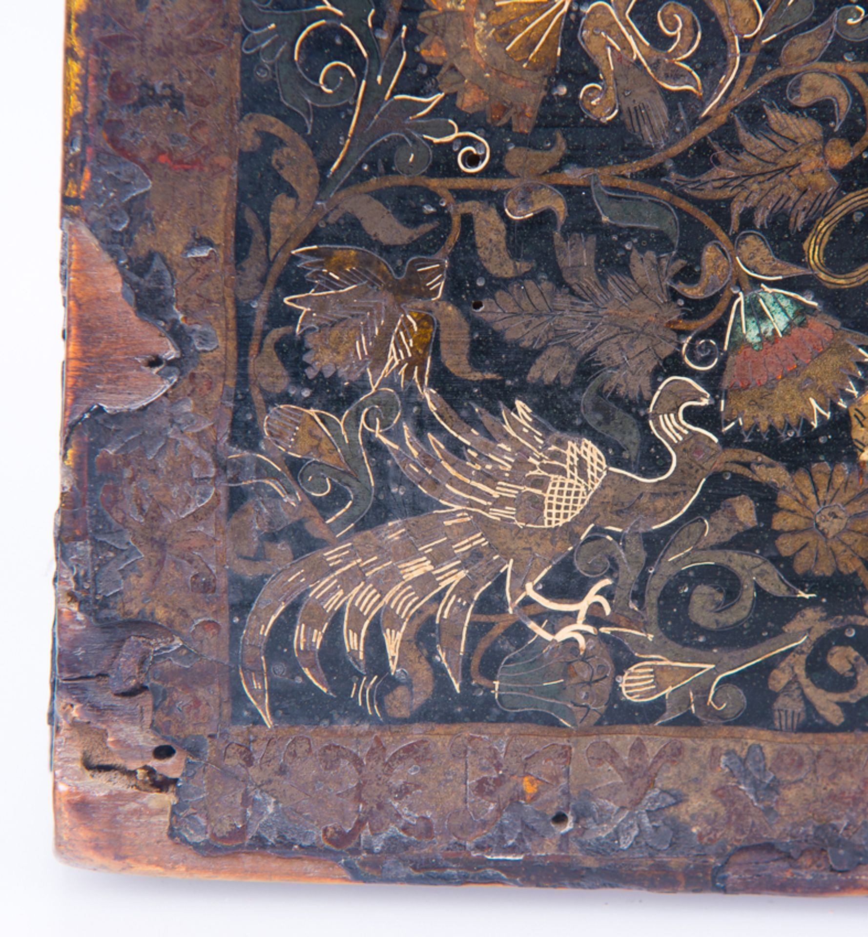 Chest made using the "pasto varnish" technique (mopa mopa plant varnish). Colombia. 17th-18th centur - Image 12 of 17