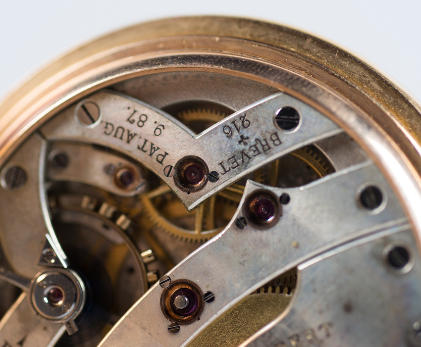Fine, minute-repeating, fob watch signed &lsquo;Js Calame Robert Chaux-de-Fonds&rsquo;, with engine- - Image 15 of 17