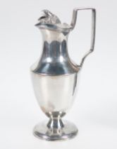 Silver pitcher. Marked by: Jose Espejo y Delgado. Cordoba, 1805,crafted by Diego de la Vega y Torres