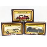 3 1980s 'Cars of the 50s' models by Corgi in boxes. 1952 Jaguar XK120, 1954 Bentley 'R' Type, 1955