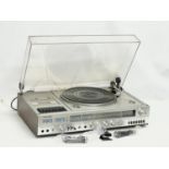 A vintage Toshiba Stereo Turntable. SM-3350. 62x37x19cm