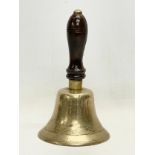 A vintage brass bell. 22cm