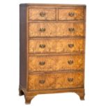 A tall vintage chest of drawers. 77x46x123cm