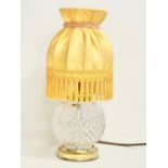 A Tyrone Crystal lamp. 41cm