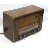 A vintage Phillips radio. 47.5x31cm