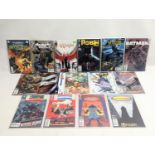A collection of DC Universe Comics of Batman