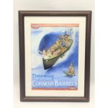 A Skinner's Fine Cornish Ales advertising print. 29.5x37.5cm