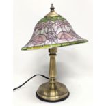 A Tiffany style table lamp. 36cm