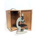 A Prior microscope in case