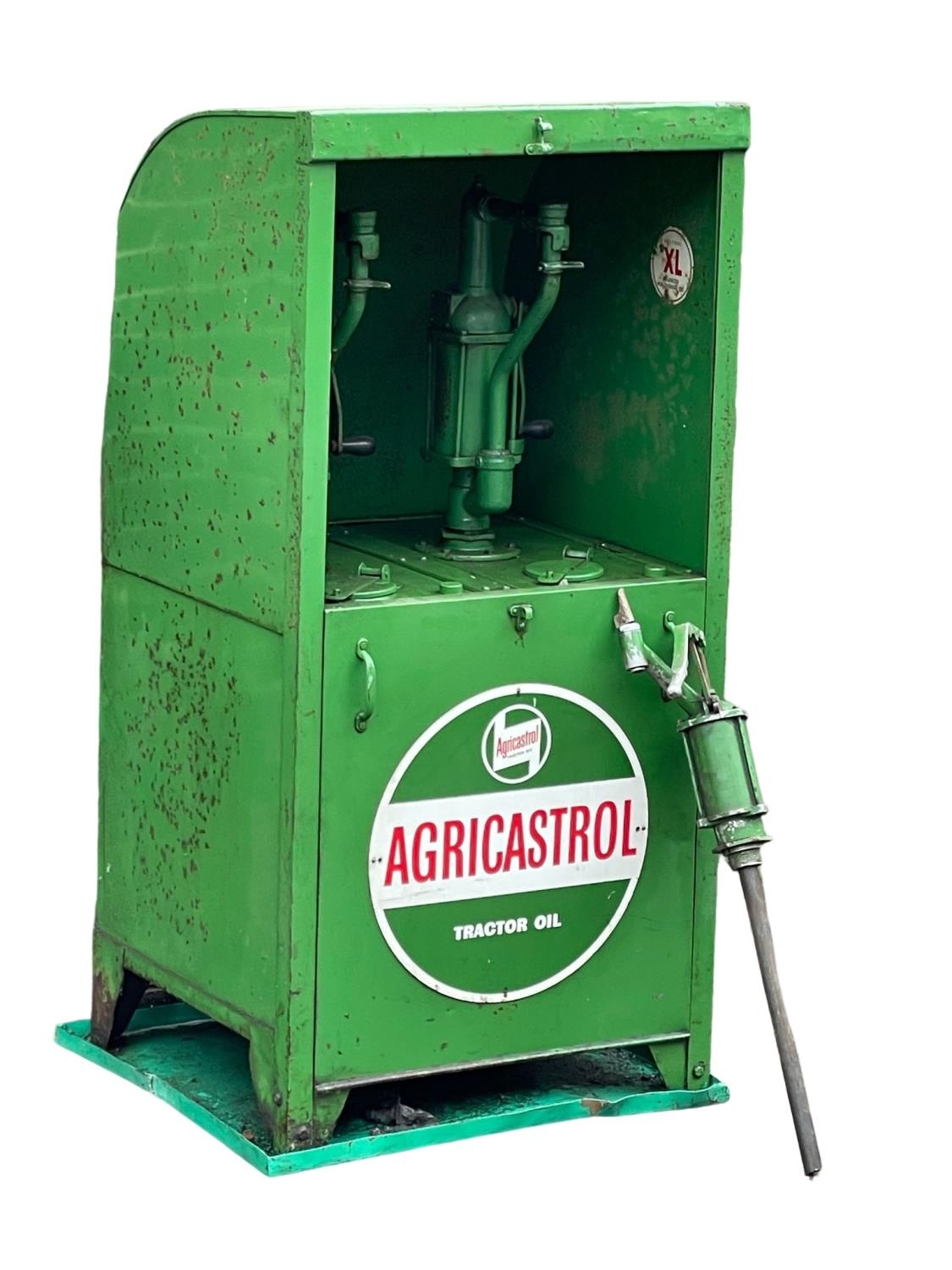 A large Agricastrol Tractor Oil dispenser 69x63x141cm. - Image 2 of 7