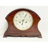 An early 20th century Camerer Cuss & Co mantle clock. With pendulum. 36x13x27cm