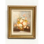 A Still Life oil painting, signed Robert Cox. Painting measures 19x24cm. Frame 31x36cm