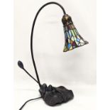 A Tiffany style table lamp. 44cm