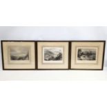 A set of 3 vintage prints. 33x30cm