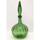 A large vintage Italian Genie decanter. 36cm