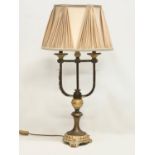 A large ornate table lamp. 83cm.
