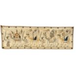 A vintage Middle Eastern tapestry. 132x44.5cm