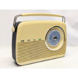 A Bush Radio TR82/B, 1950s style. 34x27.5cm