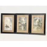 3 vintage prints of the original paintings by J. W. Godward. 45.5x63.5cm