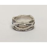 A silver ring