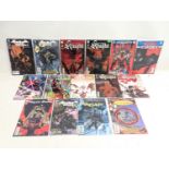 A collection of DC Universe Comics of Batman