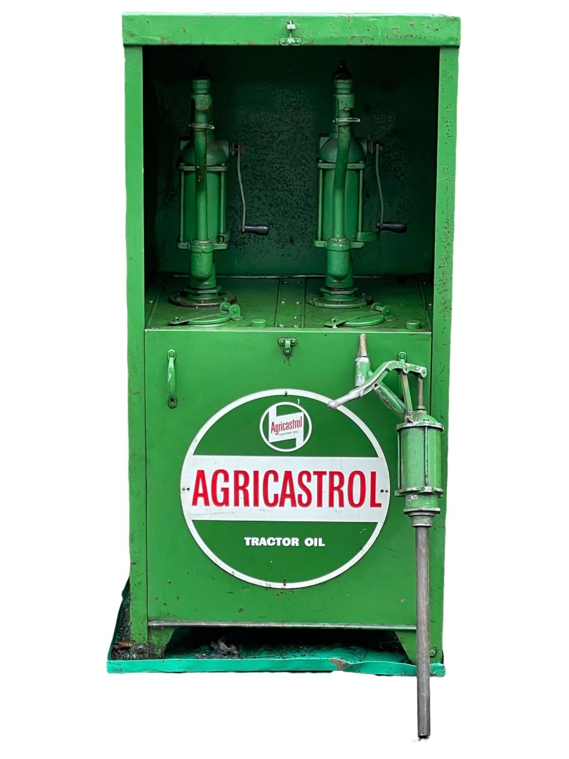A large Agricastrol Tractor Oil dispenser 69x63x141cm. - Image 3 of 7