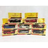 A quantity of Classic Sportscar Collection models by Shell in boxes.