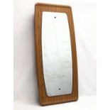 A Mid Century mirror. 40.5x90.5cm