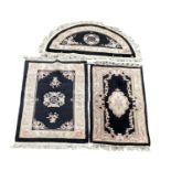 3 wool rugs. 175x92cm.