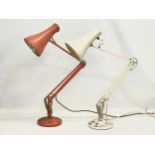 2 vintage Herbert Terry angle poise lamps.