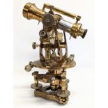 A late 19th century brass Theodolite by Cooke, Troughton & Simms, Ltd, London & York. No. Y2291.