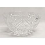 A large Waterford Crystal bowl. 20.5x10cm