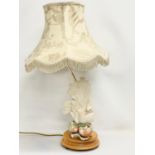 A vintage table lamp by Florence. 71cm