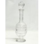 A large Waterford Crystal ‘Castletown’ decanter. 38cm