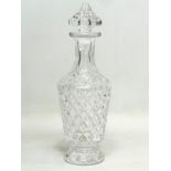 A large Waterford Crystal ‘Adare’ pattern decanter. 32cm.