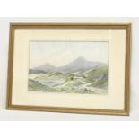 A watercolour by G.W. Morrison. County Cork. Painting measures 46x29cm. Frame 70x50cm