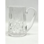 A Waterford Crystal ‘Lismore’ water jug. 17x17cm