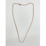 A 9ct gold chain 3.70 grams.