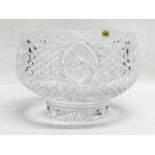 A large Tyrone Crystal ‘Armagh’ bowl. 21x14.5cm