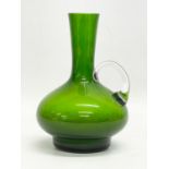 A vintage Art Glass jug. 1940-1960. 11x15cm.