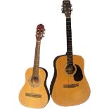2 Accoustic guitars, 1 by Westfield.