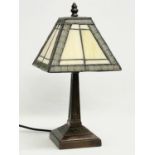 A Tiffany style table lamp. 38cm