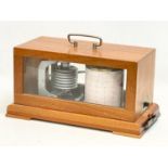 A vintage barograph by Feingeratebau. Germany. 35x18x18cm