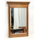 A 19th century style pier mirror. 60x87.5cm